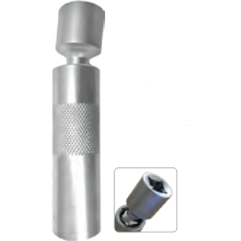 Spark Plug Socket with Wobble Base - 3/8", 16mm Thin Wall