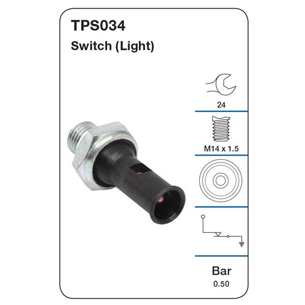 Tridon Oil Pressure Switch (Light) - Ford Focus 2.5, Kuga, Volvo - TPS034