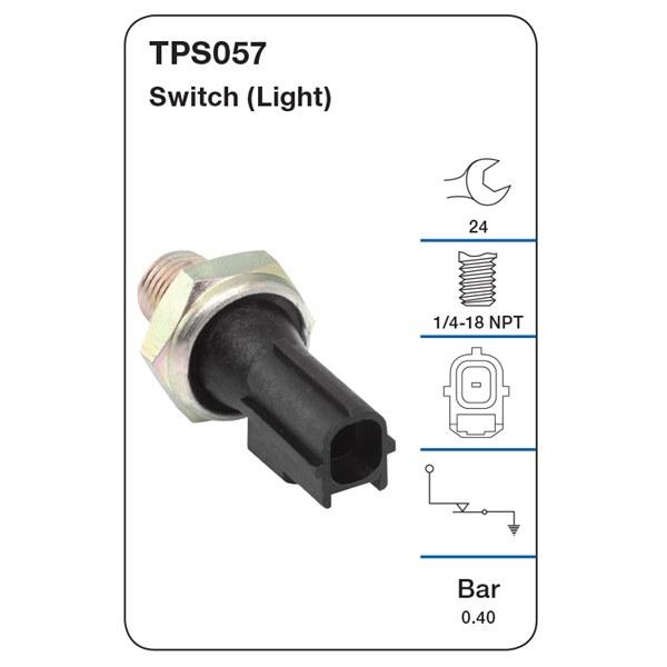 Tridon Oil Pressure Switch (Light) - Ford Everest, Focus, Mondeo, Ranger, Transit - TPS057