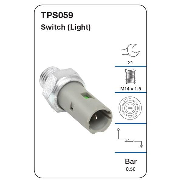 Tridon Oil Pressure Switch (Light) - Renault, Suzuki, Volvo - TPS059