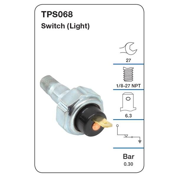 Tridon Oil Pressure Switch (Light) - Holden Kingswood - TPS068