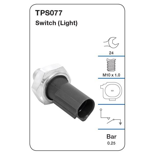 Tridon Oil Pressure Switch (Light) - VW Bora, LT - TPS077