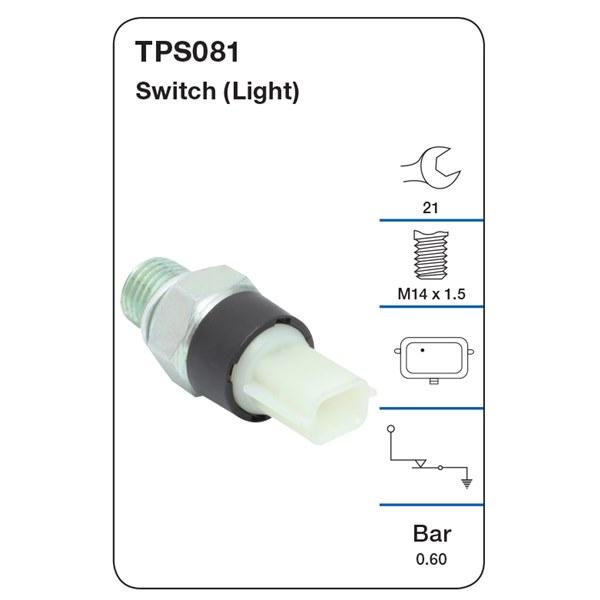 Tridon Oil Pressure Switch (Light) - Nissan Navara, Renault Master - TPS081