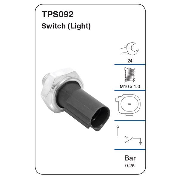 Tridon Oil Pressure Switch (Light) - VW Bora, Golf - TPS092