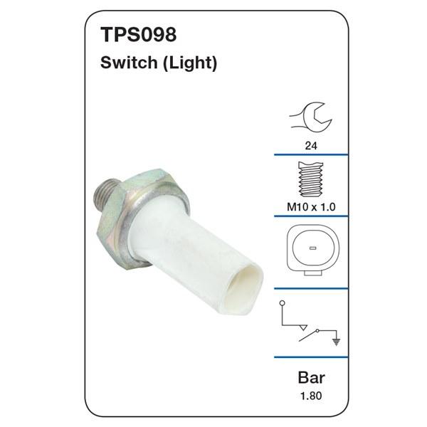 Tridon Oil Pressure Switch (Light) - VW Golf AGG Eng - TPS098