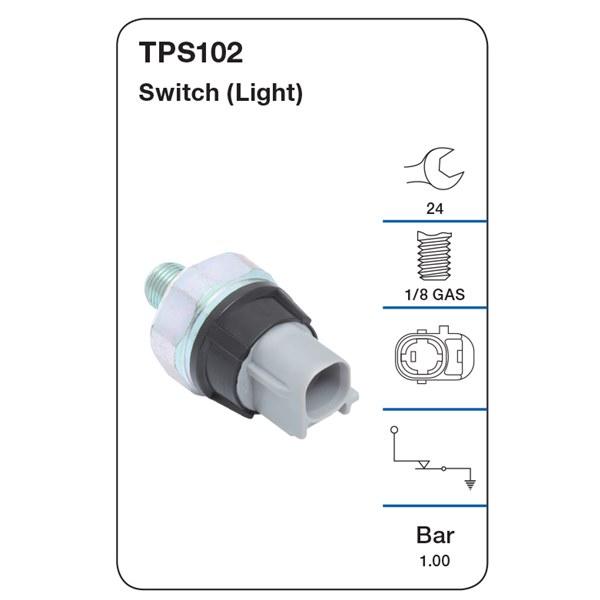 Tridon Oil Pressure Switch (Light) - Mazda CX-5, Mitsubishi Pajero - TPS102