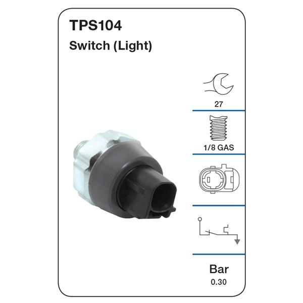 Tridon Oil Pressure Switch (Light) - Subaru, Forester, Liberty, Outback - TPS104