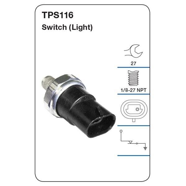 Tridon Oil Pressure Switch (Light) - Jeep Cherokee - TPS116