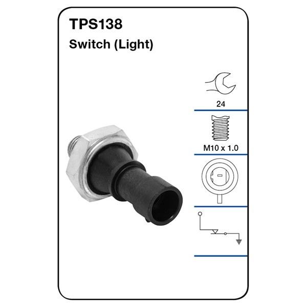 Tridon Oil Pressure Switch (Light) - Holden Colorado - TPS138